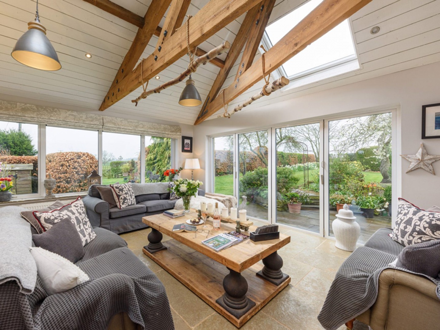 See inside Rock Mill Farm farmhouse and holiday cottages for sale near